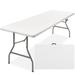 Portable Folding Plastic Dining Table w/ Handle, Lock - 8ft