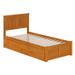 Nantucket Bed with Footboard and Twin Extra Long Trundle