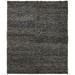 HomeRoots 5' X 8' Gray Taupe And Black Wool Hand Woven Stain Resistant Area Rug - 96