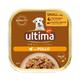 22x 150g Ultima Fit & Delicious Paté Mini Huhn Hundefutter nass