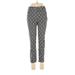 Zara Basic Khaki Pant: Gray Floral Motif Bottoms - Women's Size 6