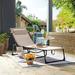 Arlmont & Co. Serik Folding Outdoor Metal Single Chaise Lounge w/ Pillow & Bag Metal | 33.5 H x 22.8 W x 73.5 D in | Wayfair