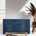 Everly Quinn Berradi 60 Sideboard Wood in Blue | 33.8 H x 60 W x 15.7 D in | Wayfair 307986BA76C1408888A366A4B58C8556