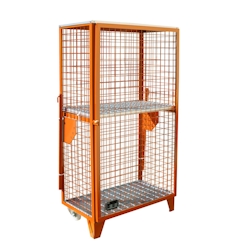 Bauer Gasflaschen Depot Gasflaschenlagerung R 4 lackiert RAL2000 Gelborange Umwelt Image