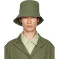 Green Quilted Brim Bucket Hat