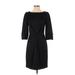 Trina Turk Casual Dress - Sheath: Black Solid Dresses - Women's Size 4