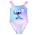 Disney Mädchen Maillot de bain Lilo et Stitch Fille Baby Badebekleidung, Violet,