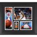 "James Harden LA Clippers Framed 15"" x 17"" Collage with a Piece of Team-Used Ball"