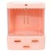 Beauty Storage Box Make up Makeup Organizer Plastic Go Containers Brush Holder Jewelry Desktop Cosmetic Pink