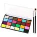 Paints Face Decor for Party Top Coat Painting Storage Fashion Show Blacklight Makeup Paintings Palette Child