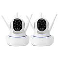 Carevas Webcam Wireless WiFi Support Vision Camera Baby Vision Two-way Audio Camera 2MP Audio Remote Vision Two-Way Audio Remote PTZ WiFi PTZ WiFi Baby 1080P Camera