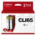 LinkDocs Compatible CLI65 CLI-65 Gray Ink Cartridge with Pigment Ink Replacement for Canon CLI65 CLI-65 GY Work for PIXMA PRO-200 Printer (2-Pack Grey)