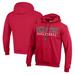 Men's Champion Red Texas Tech Raiders Basketball Stack Pullover Hoodie