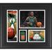 Jrue Holiday Boston Celtics Framed 15" x 17" Collage with a Piece of Team-Used Ball