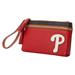 Dooney & Bourke Philadelphia Phillies Infield Double-Zip Wristlet