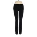 FRAME Denim Jeggings - Low Rise Skinny Leg Boyfriend: Black Bottoms - Women's Size 27 - Black Wash