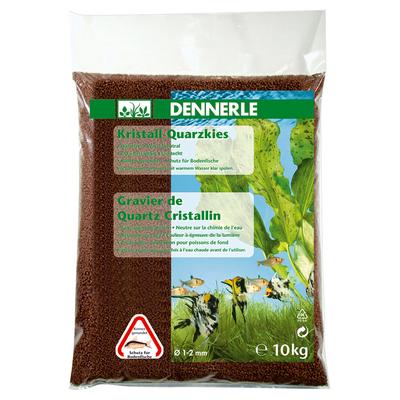 Dennerle Kristall-Quarzkies 1-2mm (10kg) rehbraun Aquarium Zubehör