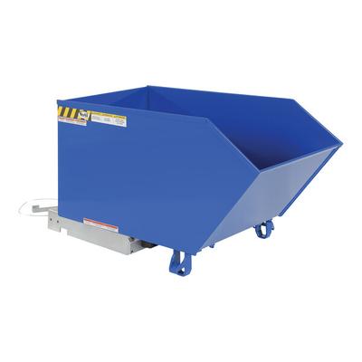 Vestil 0.50 Cubic Yard Heavy-Duty Low-Profile Self-Dumping Steel Forklift Hopper H-50-HD - 6,000 lb. Capacity