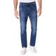 Straight-Jeans PIONEER AUTHENTIC JEANS "Rando Dicke Nähte" Gr. 34, Länge 34, blau (blue used buffies) Herren Jeans Straight Fit