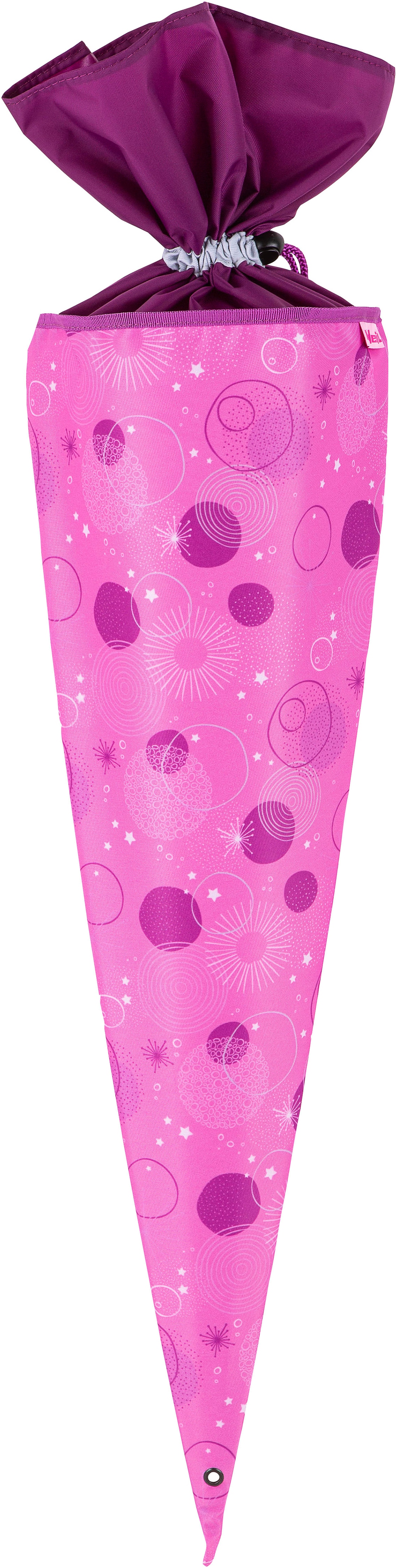 Schultüte MCNEILL "Schultüte, Pinky", Kinder, Gr. H: 70cm, pink (pinky), Polyester, Papierdekoration Image