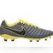 Nike Shoes | Nike Tiempo Academy Grey/Yellow Soccer Cleats | Color: Gray/Yellow | Size: 4bb