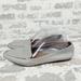 J. Crew Shoes | J. Crew Edie Gray Leather Slip On Business Casual Pointed Toe Flat Loafers D254 | Color: Gray | Size: 9.5