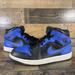 Nike Shoes | Jordan 1 Mid Hyper Royal Size 8 Mens Blue Black White 2021 Nike Air Retro 554724 | Color: Black/Blue | Size: 8