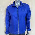 Columbia Jackets & Coats | Columbia Jacket Womens Size M Blue Windbreaker Rain Jacket Lightweight Hooded | Color: Blue | Size: M