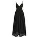 J. Crew Dresses | J. Crew V-Neck Smocked-Waist Dress In Cotton Poplin 10 Black Nwt | Color: Black | Size: 10
