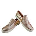 Michael Kors Shoes | Michael Kors Tyson Rose Gold Flat Tennis Shoes Sneakers Hj1tj | Color: Gold/Pink | Size: 9