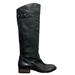 Coach Shoes | Coach Nadalia Black Leather Riding Boots | Color: Black | Size: 9.5