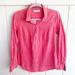 Anthropologie Tops | Anthropologie Isabella Sinclair Pink White Top Women's Size Small S | Color: Pink/Red | Size: S