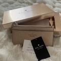 Kate Spade Bags | Kate Spade Glimmer Glitter Boxed Large Slim Cardholder New In The Box | Color: Gold/Tan | Size: Os