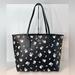 Coach Bags | Coach Tote Bag With Floral Print | Color: Black | Size: Os