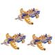 Toyvian 3pcs Puzzle for Kids Puzzles for Kids 3 d Puzzles Kids Puzzle Toy 3d Puzzle Educational Puzzles Wooden Child Jigsaw Three-dimensional