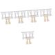 Totority 15 Pcs Dollhouse Toys Diy Modeling Toys Miniature Dollhouse Curtain Miniature Lace Curtain Model Window Decorations White Lace Trim Home Accents Decor Ob11 Set Fabric Household