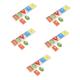 Toyvian 5 Sets Geometric Panels Color Toddler Puzzles Toys for Toddlers Girls Puzzles with Knobs Kid Puzzle Peg Puzzle Shape Sorter Toddler Toy Toddler Knob Puzzles Wood Baby Giant Jigsaw