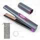 Cordless Hair Straighteners and Curler 2 in 1, Mini Portable Travel Wireless Flat Iron, 30s Fast Heat Up, 3-Level Straightener for Swift, Smooth and Glossy Hair, Type-C Rechargeable Preferred Gifts