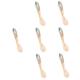 FRCOLOR 7 Pcs River Clamshell Spoon Cake Spoons Makeup Cream Applicator Facial Tool Applicator Cream Spoon Makeup Applicator Lipstick Palette Waxing Mixing Spoon Seasoning