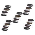 Didiseaon 20 Pcs Wig Twist Headband Braids Hairband Braided Hair Headbands Girl Wide Headband Scrunchies for Girls Wide Plaited Braids Plait Headband Braids Wig Tiara Comb Matte Wig Loose