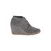 TOMS Ankle Boots: Gray Marled Shoes - Women's Size 6 - Almond Toe