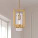 Camden 7" Wide Antique Brass Mini Pendant Light - 7" x 14"