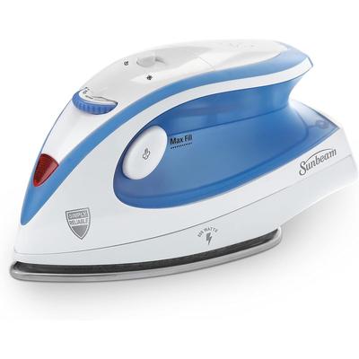 Travel Steam Iron, Portable, Non-Stick Soleplate, Soft Touch Handle, Horizontal or Vertical Use