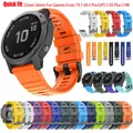 Bracelet de sport en silicone pour Garmin Fenix 7X 7 6X 6 Pro GPS 5 5X Plus 3 HR bande