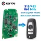 EllYYOU-Carte de clé à distance intelligente 315 MHz 433 MHz 868MHz YGOHUF5662 YGOHUF5767