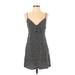 Wild Fable Casual Dress - Mini: Gray Marled Dresses - Women's Size Small