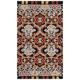 Gray/Red 96 x 60 x 0.375 in Area Rug - Safavieh Blossom Oriental Hand Tufted Wool/Area Rug in Charcoal/Red | 96 H x 60 W x 0.375 D in | Wayfair