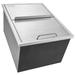 VEVOR 58 Quarts Ice Chest Cooler, Stainless Steel in Gray | 13 H x 18 W x 24 D in | Wayfair QRSCBCHG24LXMG0KCV0