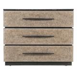 Hooker Furniture Melange 3 - Drawer Accent Chest Wood/Stone in Brown/Gray | 35.25 H x 44.25 W x 19.25 D in | Wayfair 628-85670-99
