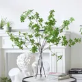 Ficus ultraviolet Élpour la décoration fausse plante verte branches de cuir chevelu style